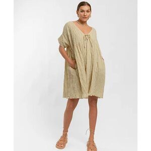 The Lullaby Club Capri Mini Dress size S/M Sage Yellow Green